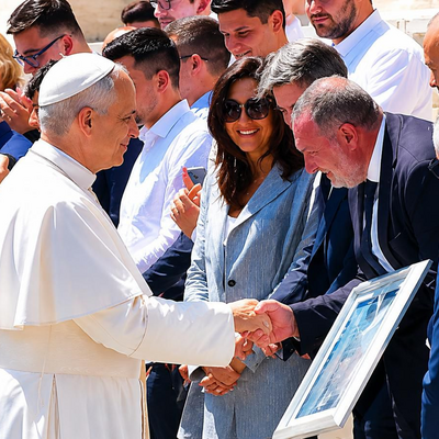 Rencontre avec sa Saintet&eacute; le Pape L&eacute;on XIV