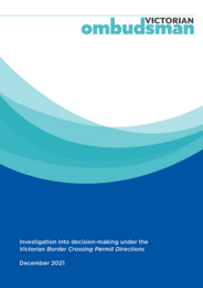 Victorian Ombudsman Findings