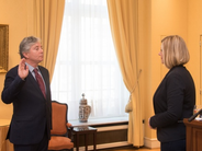 Jérôme Aass a prêté serment ce lundi en tant que médiateur fédéral francophone.