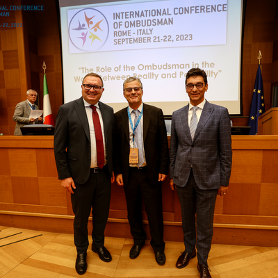 L.t.r: Marino Fardelli, Andreas Pottakis, Peter Svetina