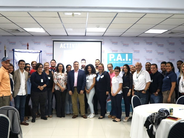 Los funcionarios de la Denfensoría del Pueblo de Panamá participando en la jornada de capacitación "Más que una acción, una convicción de servir"