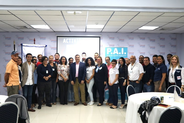 Los funcionarios de la Denfensoría del Pueblo de Panamá participando en la jornada de capacitación "Más que una acción, una convicción de servir"