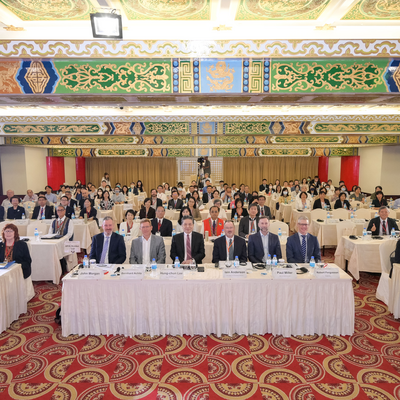 Participants of the International Seminar on Human Rights on September 4, the second day of the 37th APOR Conference, pictured from the stage