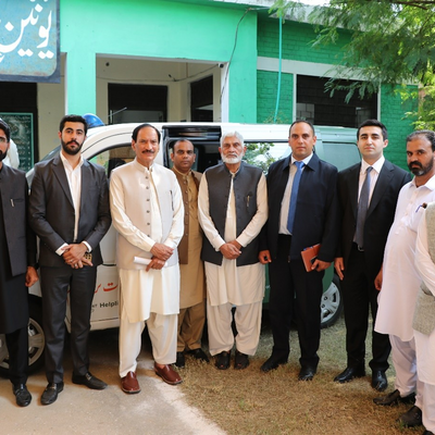 Mr. Sabuhi Abbasov and Mr. Elvin Hajiyev visited Union Council Ghaziabad as part of their field learning on the Awami Khidmat Programme, accompanied by senior Advisors and staff of the Regional Office Rawalpindi