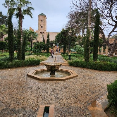 The Andalusian Gardens in Rabat, Morocco.