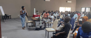 Honorable Malera adressing officers