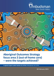 The NSW Ombudsman's report is now available