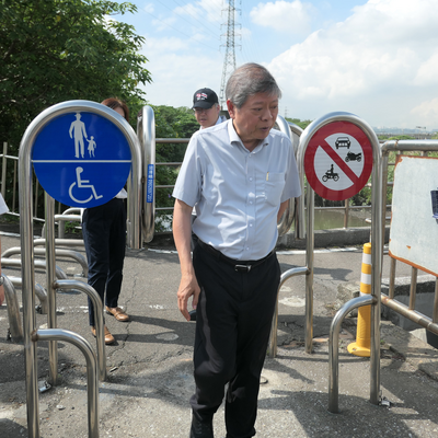 Miembros del YC realizaron una visita de inspección in situ a la Entrada núm.10 del Parque Ribereño Breeze. (20 de septiembre de 2024)