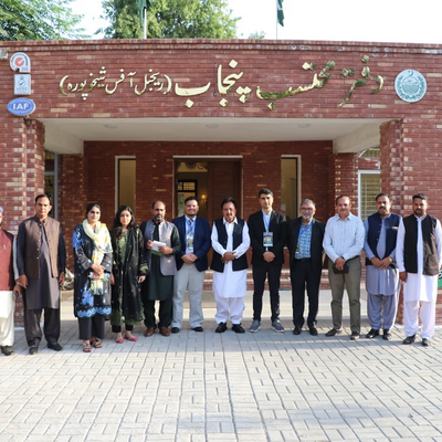 Participants of the International Internship Programme visiting Regional Office Sheikhupura
