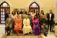 (front sitting) Ahmad Yar Khan (Advisor Research), Dur-e-Shehwar (Director Admin & Transport), Ayesha Hamid (Ombudsman Punjab), Shiela Caroline Sempa (Supervisor at the IG, Uganda) and Sami Ullah (Advisor F&P/ITID) (backside) Senior Officers and staff