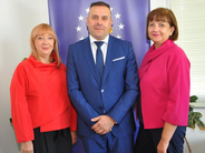 (f.l.t.r.) Ombudsman Dr. Jasminka Džumhur, Dr. Nevenko Vranješ and Nives Jukić