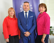 (f.l.t.r.) Ombudsman Dr. Jasminka Džumhur, Dr. Nevenko Vranješ and Nives Jukić
