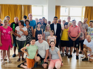 Svetina at the seminar together with families of children with special needs