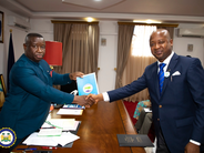 Ombudsman Jenkins-Johnston Esq. and President Brig. Rtd. Julius Maada Bio