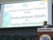 Provincial Ombudsman Sindh at the Sukkur IBA University