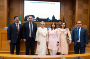 A delegation from the Office of the Ombudsman Punjab with Mr. Marino Fardelli during the conference