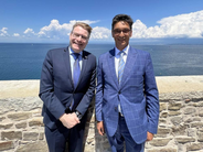 IOI President Chris Field with Human Rights Ombudsman Peter Svetina