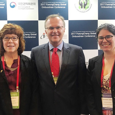 IOI representatives Welborn, Kräuter and Grieshofer