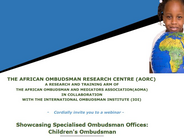 AORC webinar on Showcasing Children Ombudsmen