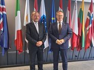 Ombudsman van Zutphen met FRONTEX Executive Director Hans Leijtens