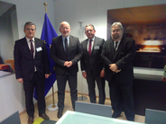 Andreas Pottakis, Frans Timmermans , Reinier van Zutphen and Manuel Lezertua