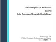 Investigation report now available