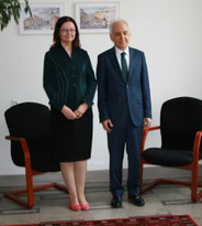 Prof. Irena Lipowicz and Mehmet Nihat Ömeroğlu