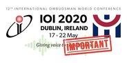IOI World Conference - Important!
