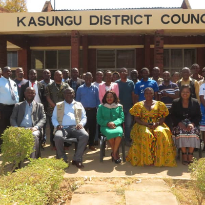 Ombudsman Malera with council officials