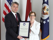 Latvia: Ombudsman Jansons & US Ambassador Pettit