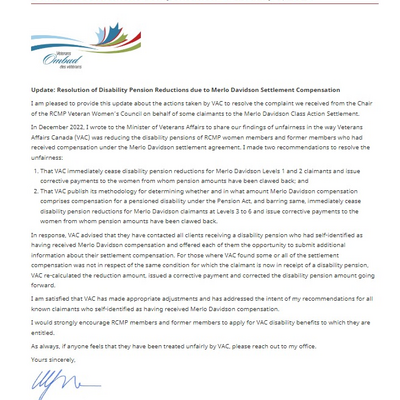 Letter of Nishika Jardine