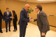 Meeting between Dr. Tamás Sulyok and IOI President Chris Field