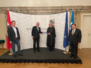 Ombudsman Achitz, Ombudsman Rosenkranz, Commissioner Mijatović, Ombudsman and IOI Secretary General Amon