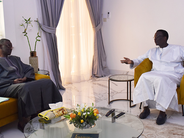 L'audience dans les bureaux de la Primature