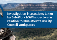 Investigation into SafeWork NSW