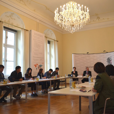 South Korean Delegation during Ombudsman Kräuter's talk