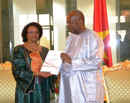Remise du Rapport d'activités 2014 au Président