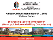 Video link to AORC Webinar now available