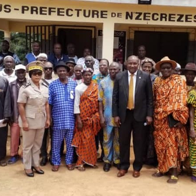 Le Médiateur Délégué a sensibilisé les participants, la jeunesse et les 10 chefs de villages