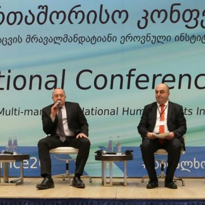 Opening Session with Georgian President Giorgi Margvelashvili
