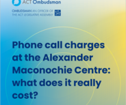The special report on phone call charges for detainees is now available