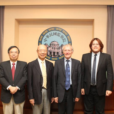 Professor Pontier visiting Control Yuan