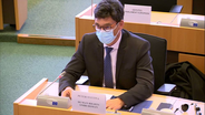 Ombudsman Peter Svetina in the European Parliament in Brussels