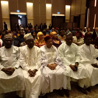 Les Membres du Gouvernement présents à la cérémonie d’ouverture de la conférence