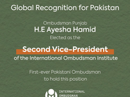 Ms Hamid was elected 2nd Vice President of the IOI