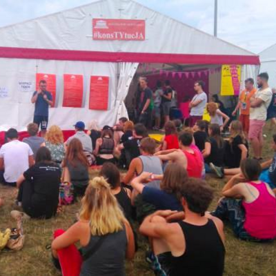 The "Human Rights Tent"