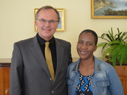 Dr. Günther Kräuter and Ms. Tebogo Titose Mapodisi