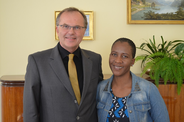 Dr. Günther Kräuter and Ms. Tebogo Titose Mapodisi