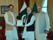 Provincial Ombudsman Syed Jamalud Din shah presents the Annual Report 2021 before the Hon’ble Governor (Acting), Khyber Pakhtunkhwa