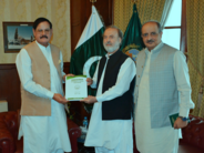 Provincial Ombudsman Syed Jamalud Din shah presents the Annual Report 2021 before the Hon’ble Governor (Acting), Khyber Pakhtunkhwa